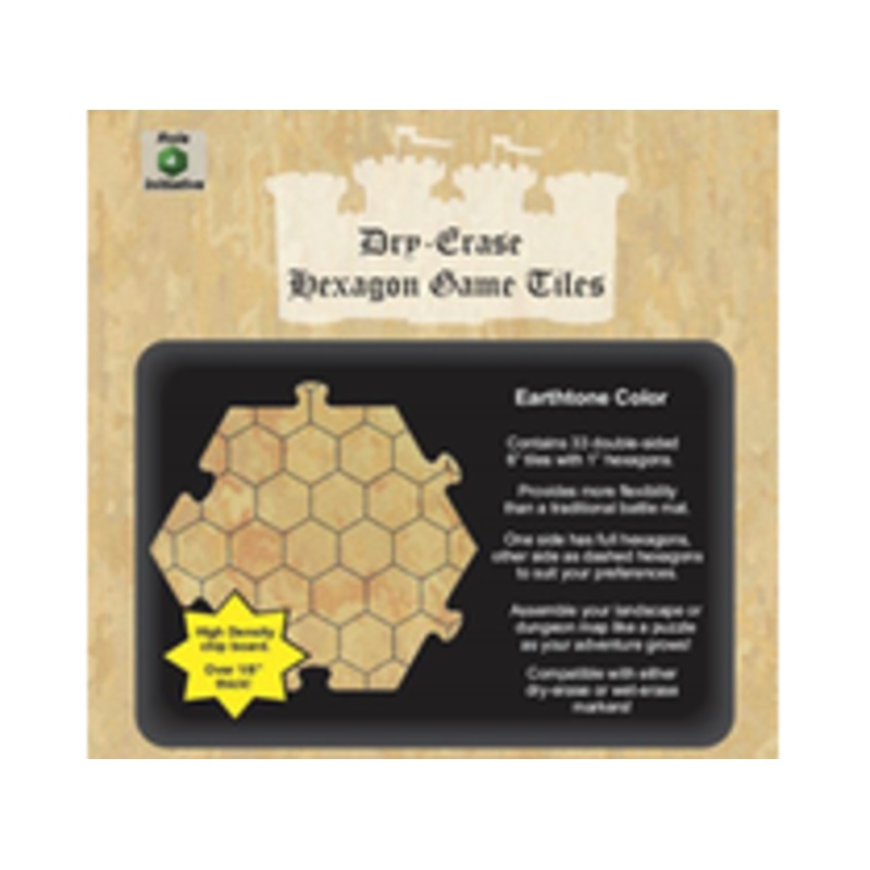 Role 4 Initiative - Dry-Erase Dungeon Tiles - 33 6-Inch Tiles - Earthtone