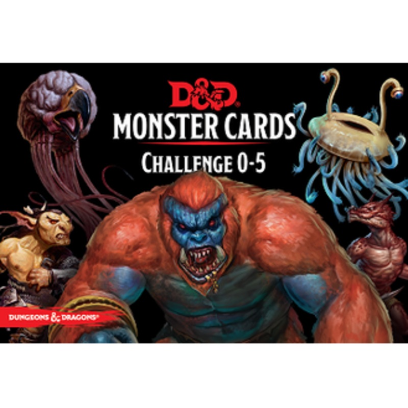 Wizards of the Coast - Dungeons and Dragons - Monster Cards - Challenge 0-5