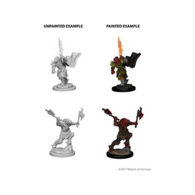 Wizkids - Dungeons and Dragons - Nolzurs Marvellous Miniatures - Dragonborn Female Fighter - 73199