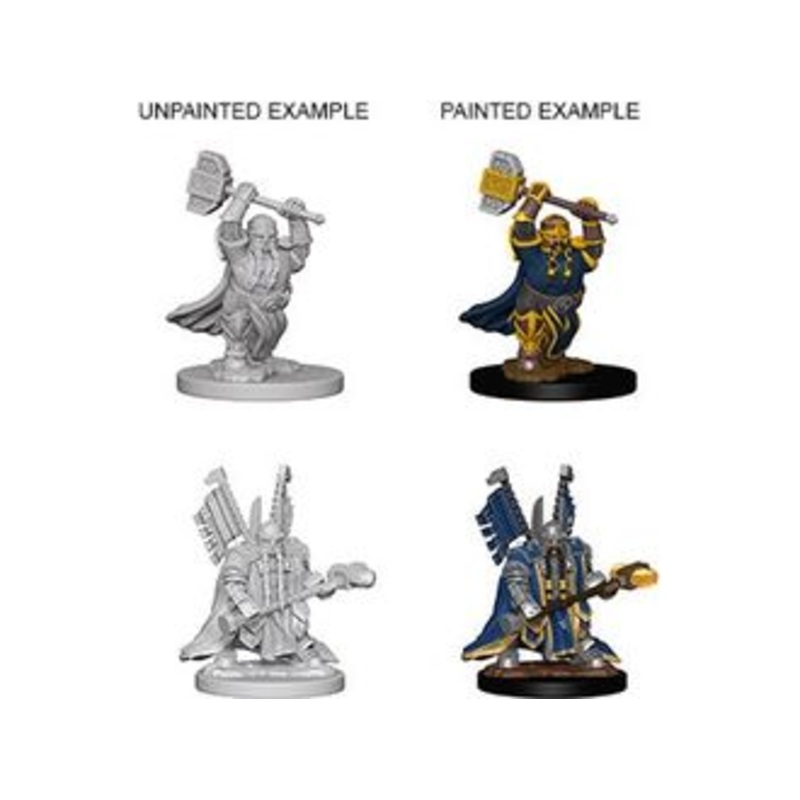 Wizkids - Dungeons and Dragons -  Nolzurs Marvellous Miniatures - Dwarf Male Paladin - 72630