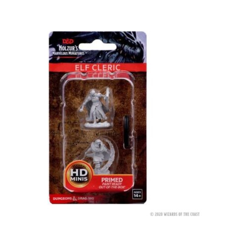Wizkids - Dungeons and Dragons - Nolzurs Marvellous Miniatures - Elf Male Cleric - 73205