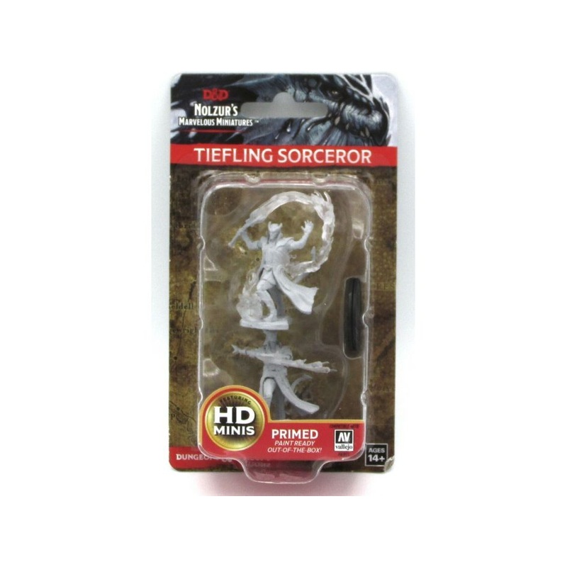 Wizkids - Dungeons and Dragons - Nolzurs Marvellous Miniatures - Tiefling Male Sorceror - 73201