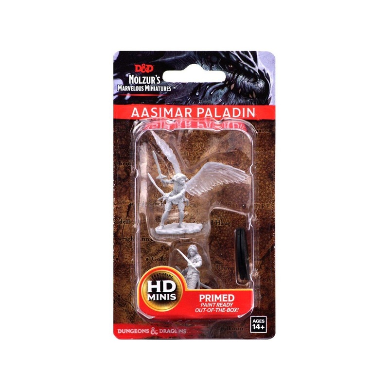 Wizkids - Dungeons and Dragons - Unpainted Miniature - Nolzurs Marvellous Miniatures - Aasimar Female Paladin - 73343