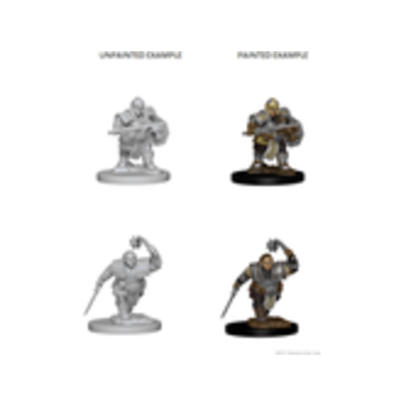 Wizkids - Dungeons and Dragons - Unpainted Miniature - Nolzurs Marvellous Miniatures - Dwarf Female Fighter - 72617
