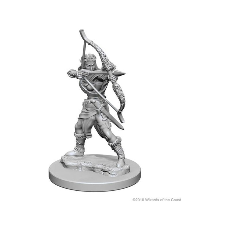 Wizkids - Dungeons and Dragons - Unpainted Miniature - Nolzurs Marvellous Miniatures - Elf Female Ranger - 72638