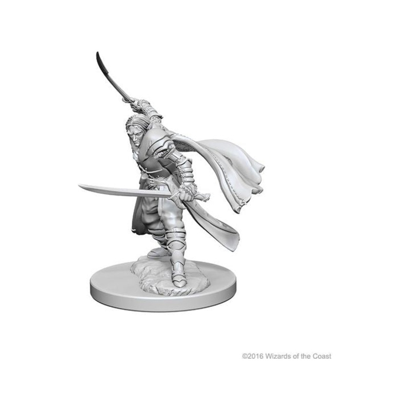 Wizkids - Dungeons and Dragons - Unpainted Miniature - Nolzurs Marvellous Miniatures - Elf Male Ranger - 72637