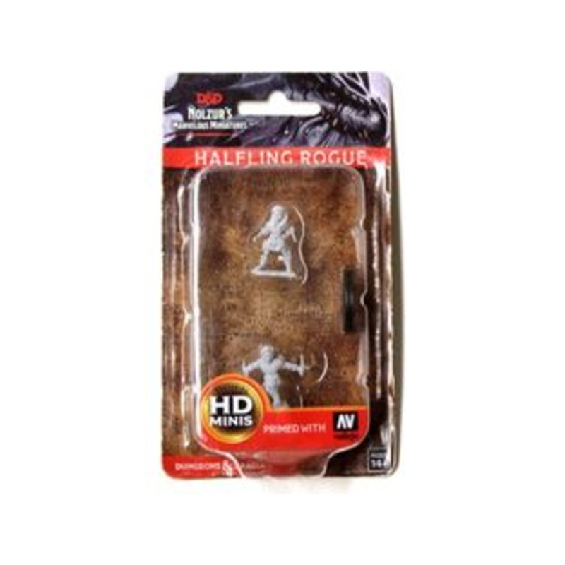 Wizkids - Dungeons and Dragons - Unpainted Miniature - Nolzurs Marvellous Miniatures - Halfling Female Rogue - 72627