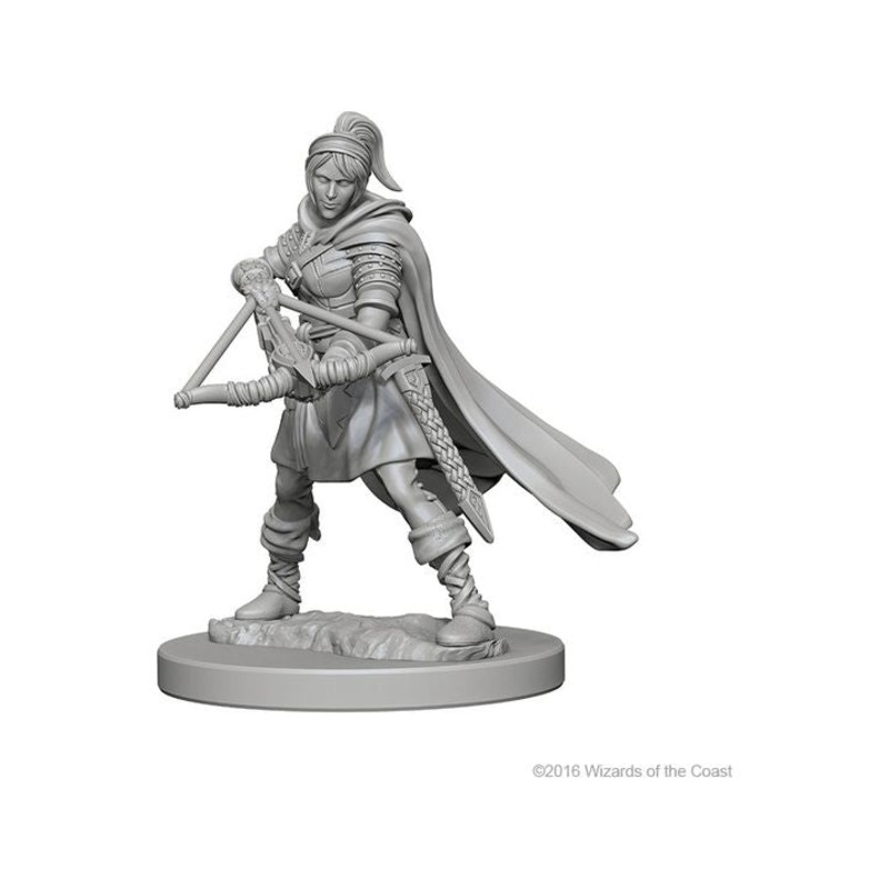 Wizkids - Dungeons and Dragons - Unpainted Miniature - Nolzurs Marvellous Miniatures - Human Female Ranger - 72636