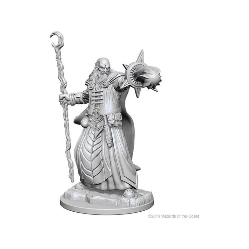 Wizkids - Dungeons and Dragons - Unpainted Miniature - Nolzurs Marvellous Miniatures - Human Male Wizard - 72618
