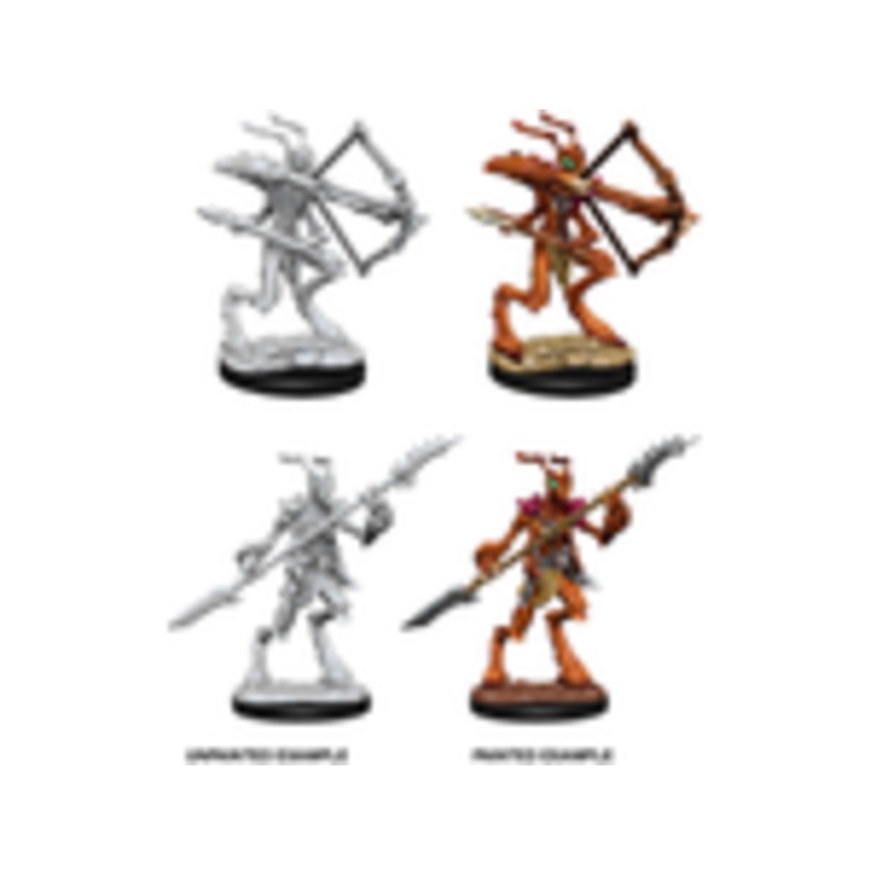 Wizkids - Dungeons and Dragons - Unpainted Miniature - Nolzurs Marvellous Miniatures - Thri-Kreen - 73352