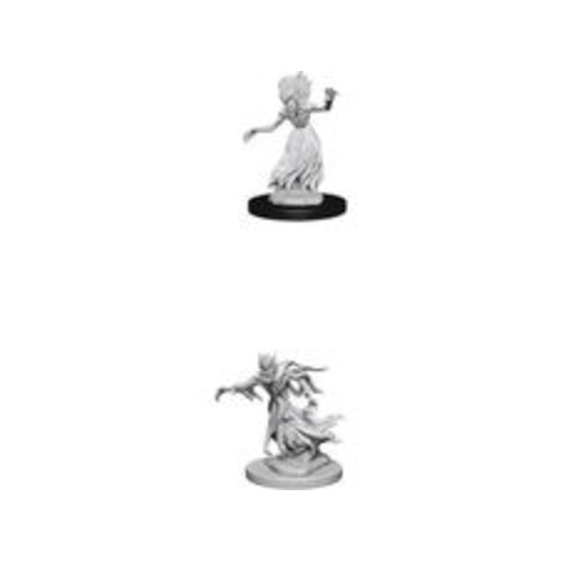 Wizkids - Dungeons and Dragons - Unpainted Miniature - Nolzurs Marvellous Miniatures - Wraith and Specter - 72570