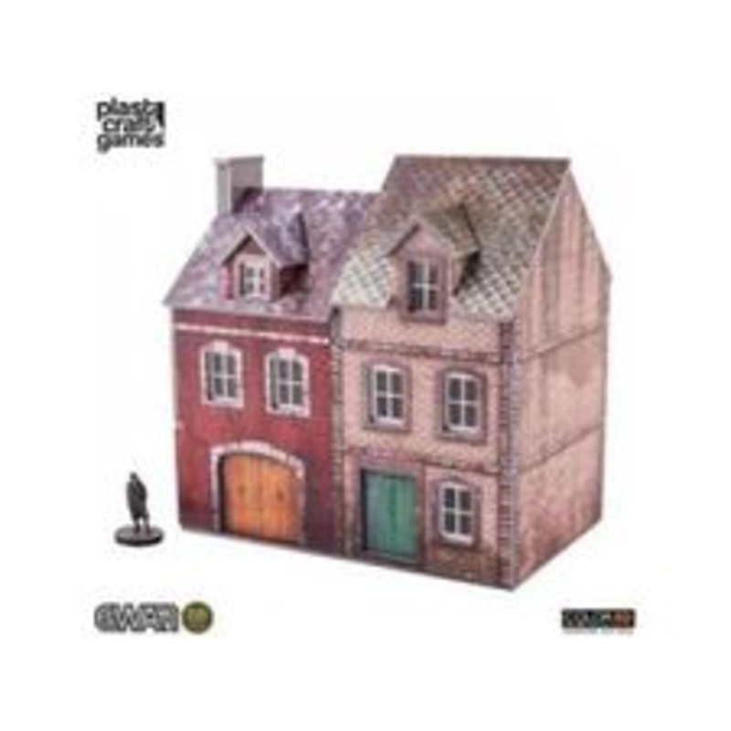 Plast Craft Games - EWAR - Semi-Detached Building - Color Edition