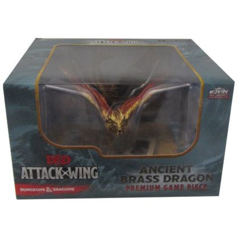 Wizkids - Dungeons and Dragons Attack Wing - Ancient Brass Dragon - Premium Game Piece