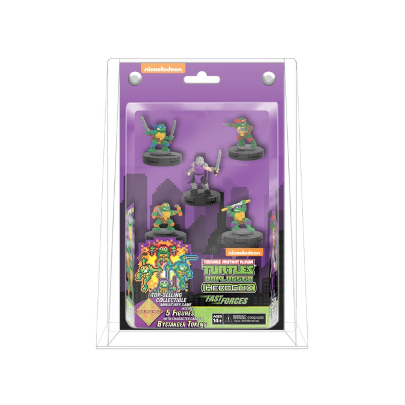 Wizkids - HeroClix - Teenage Mutant Ninja Turtles Unplugged - Fast Forces Pack