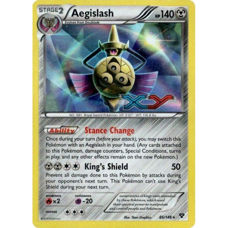 Aegislash (86/146) (Prerelease Promo) [XY: Black Star Promos]