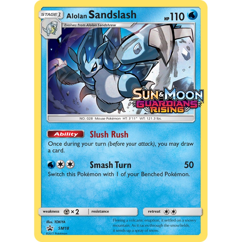 Alolan Sandslash (SM18) (Prerelease Promo) [Sun & Moon: Black Star Promos]