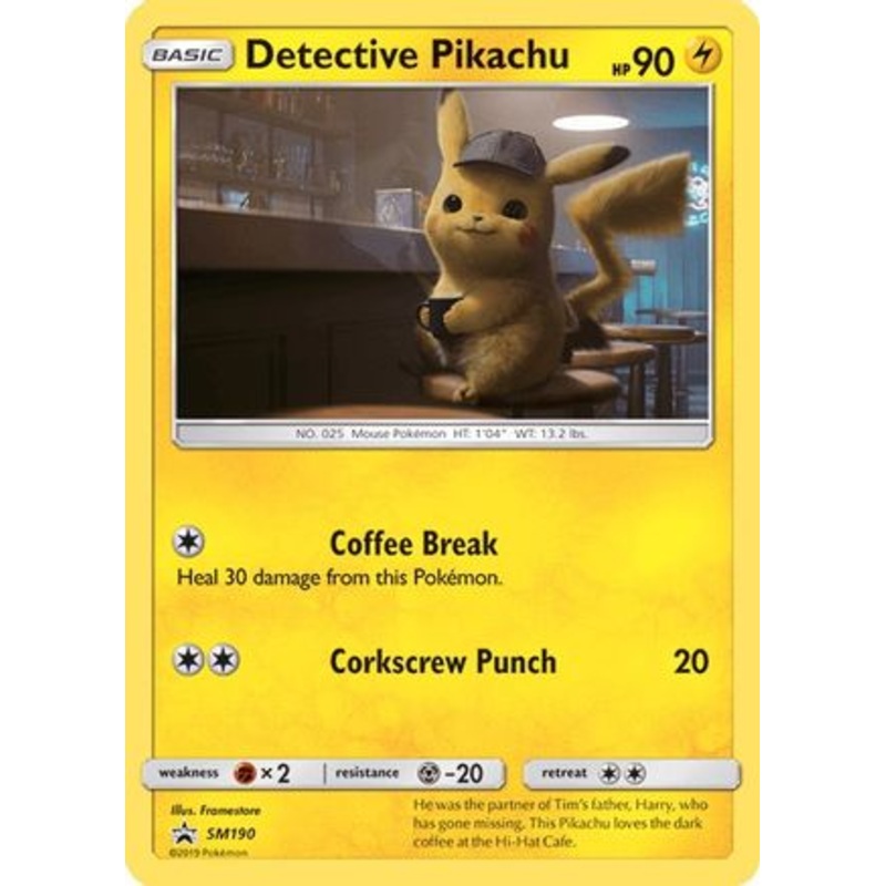 Detective Pikachu (SM190) [Sun & Moon: Black Star Promos]