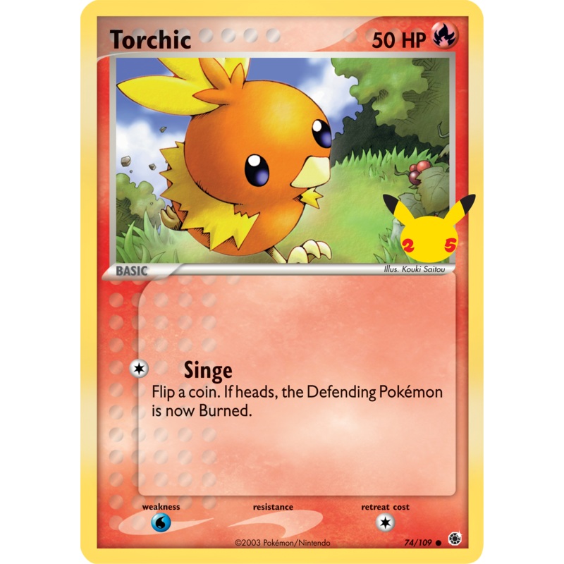Torchic (74/109) (Jumbo Card) [First Partner Pack]