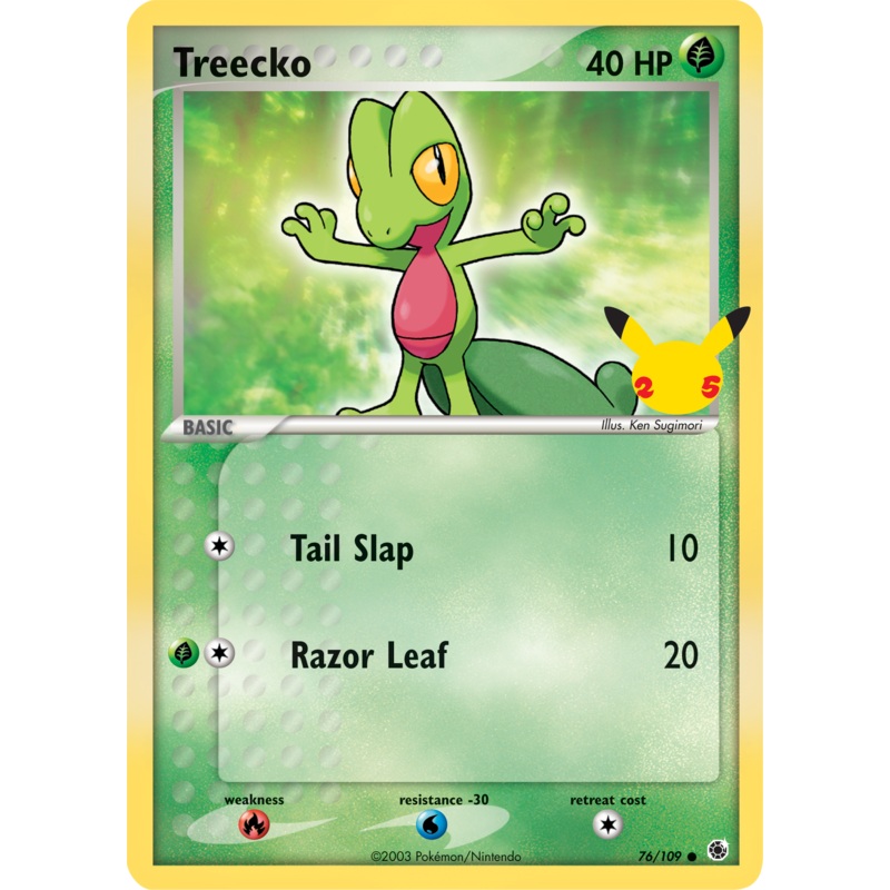Treecko (76/109) (Jumbo Card) [First Partner Pack]