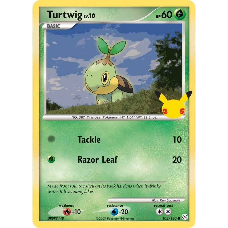 Turtwig (103/130) (Jumbo Card) [First Partner Pack]