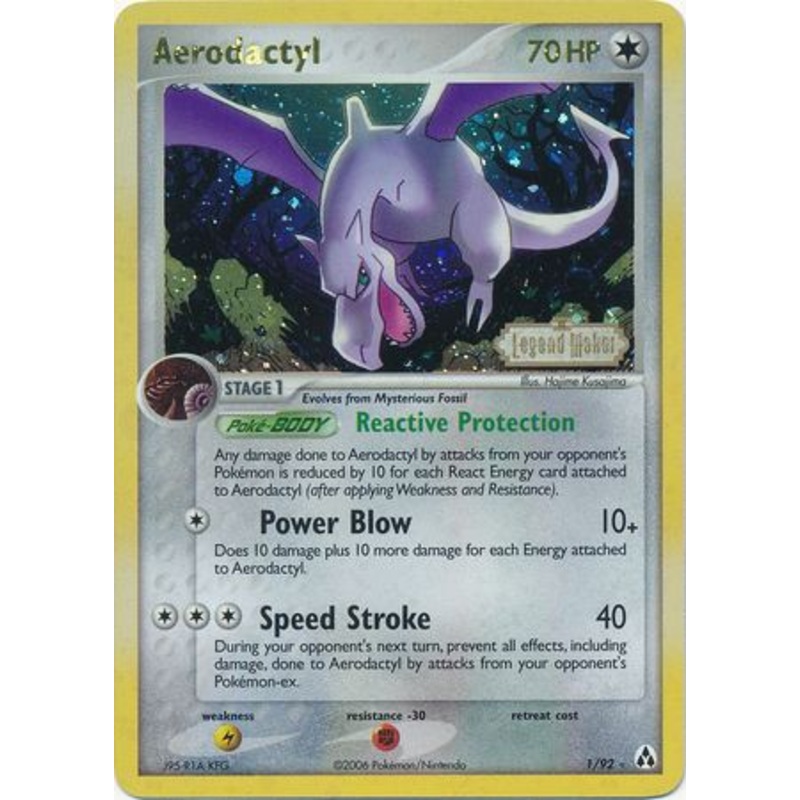 Aerodactyl (1/92) (Stamped) [EX: Legend Maker]