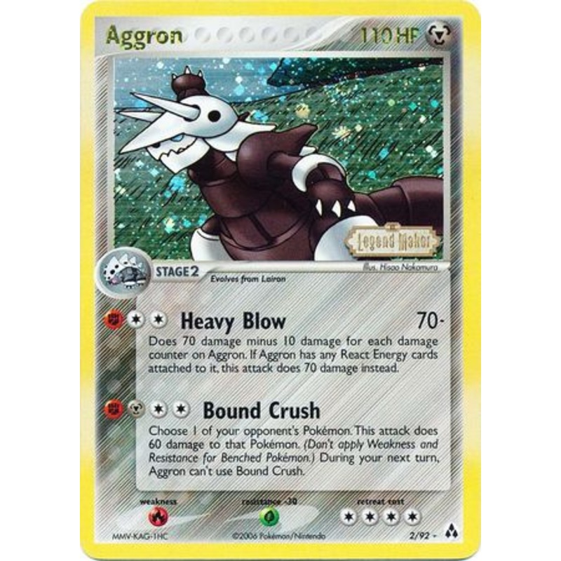 Aggron (2/92) (Stamped) [EX: Legend Maker]