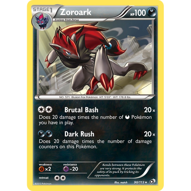 Zoroark (90/113) (Theme Deck Exclusive) [Black & White: Legendary Treasures]