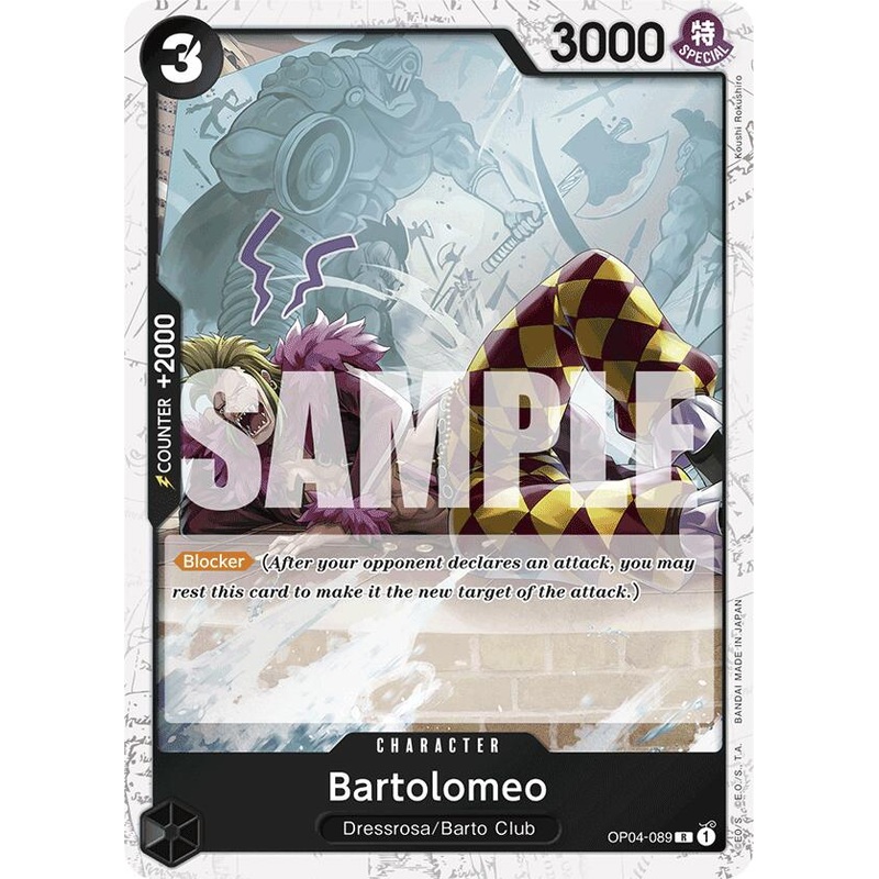 Bartolomeo (OP04-089) (Jolly Roger Foil) [Premium Booster -The Best-]