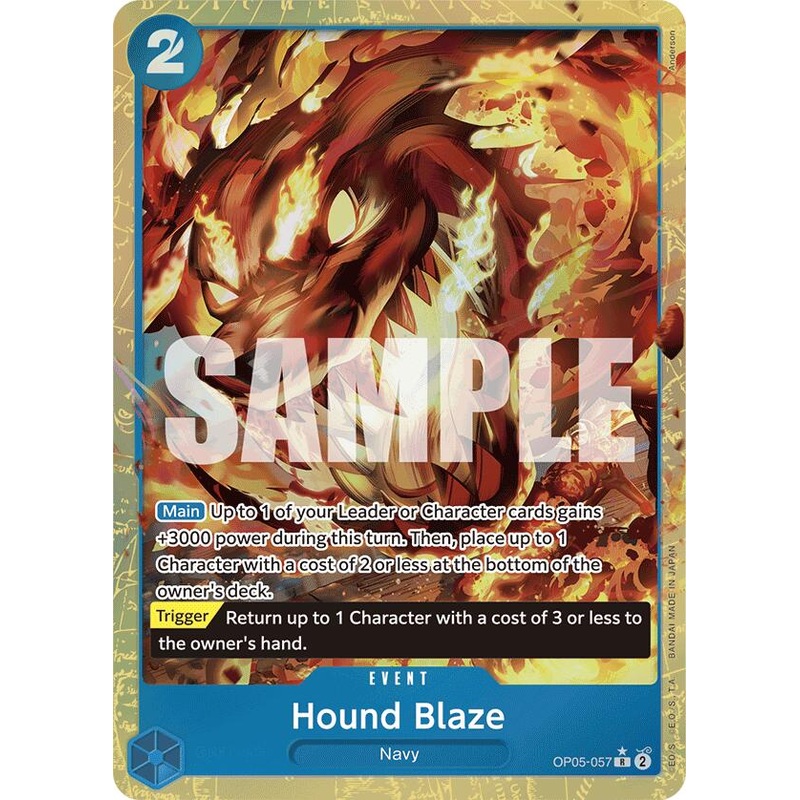 Hound Blaze (Alternate Art) [Premium Booster -The Best-]