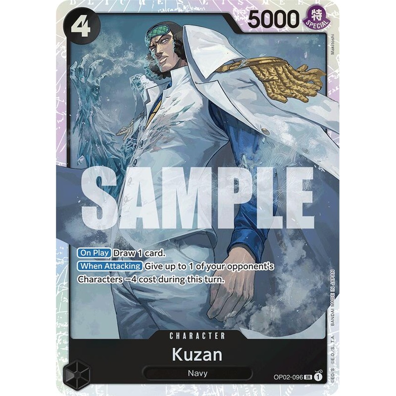 Kuzan (OP02-096) (Reprint) [Premium Booster -The Best-]