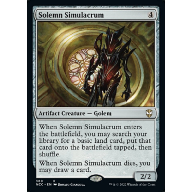 Solemn Simulacrum [Streets of New Capenna Commander]