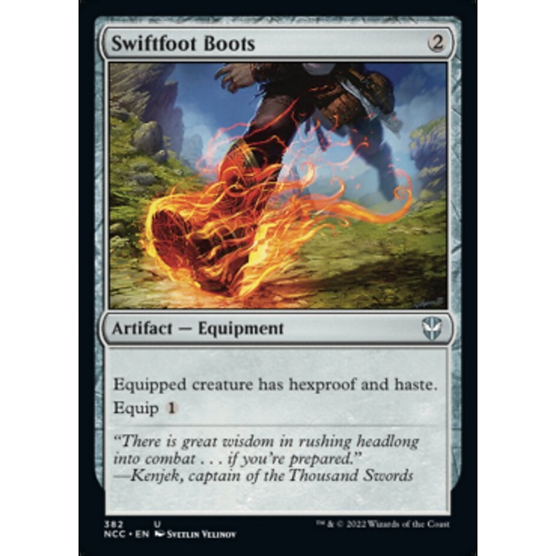 Swiftfoot Boots [Streets of New Capenna Commander]