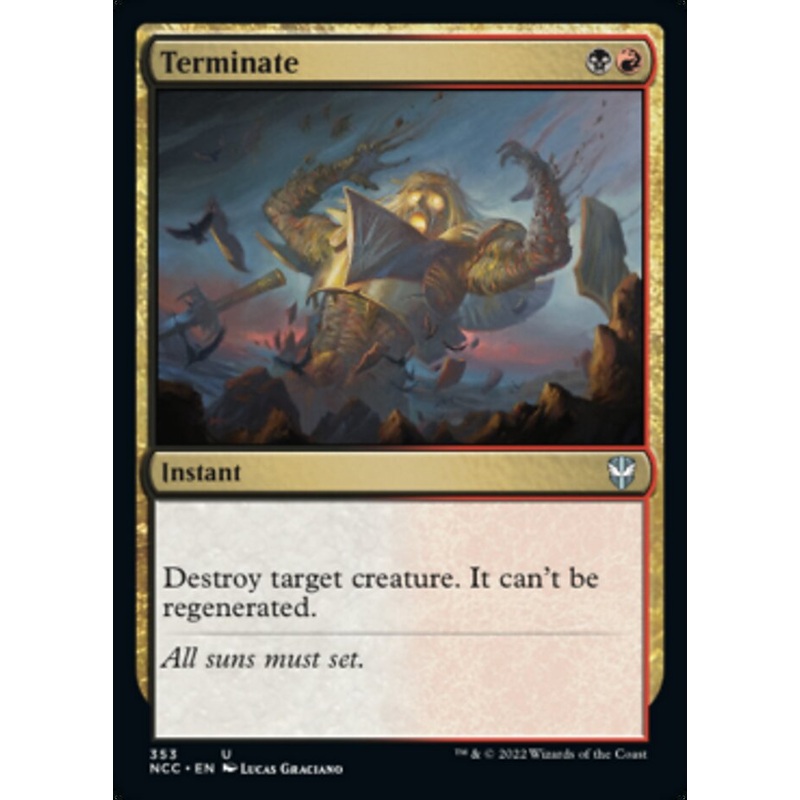 Terminate [Streets of New Capenna Commander]