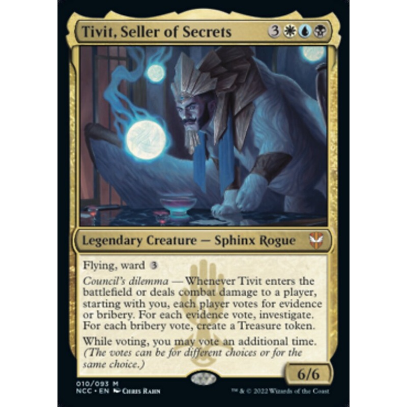 Tivit, Seller of Secrets [Streets of New Capenna Commander]