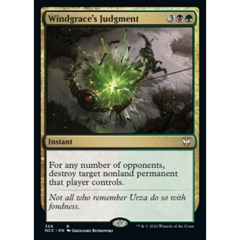 Windgrace's Judgment [Streets of New Capenna Commander]