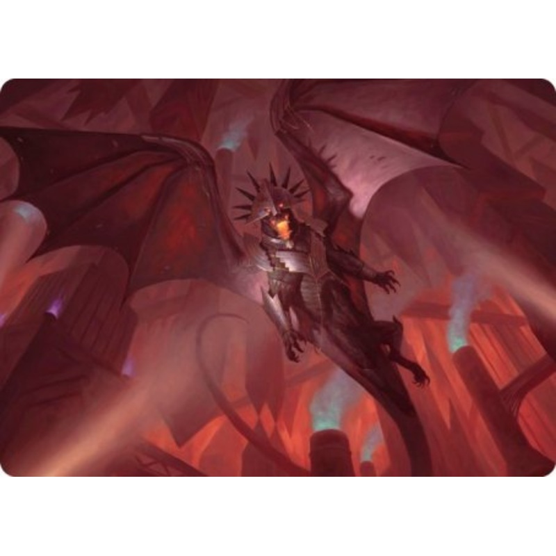 Ziatora, the Incinerator Art Card [Streets of New Capenna Art Series]
