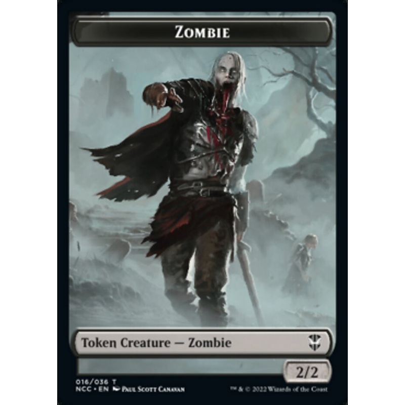 Zombie // Goat Double-Sided Token [Streets of New Capenna Commander Tokens]