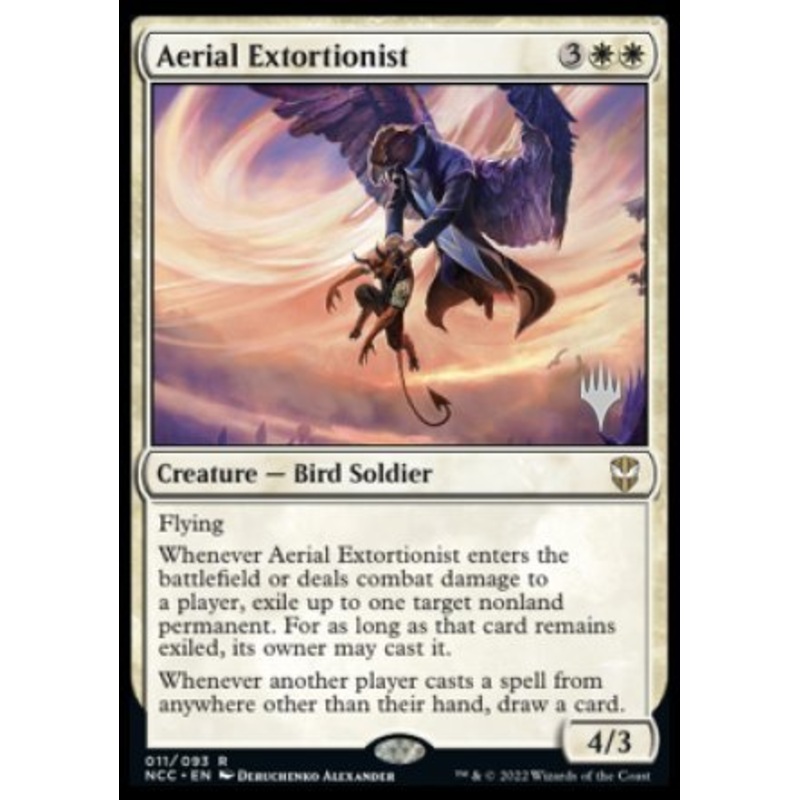 Aerial Extortionist (Promo Pack) [Streets of New Capenna Commander Promos]