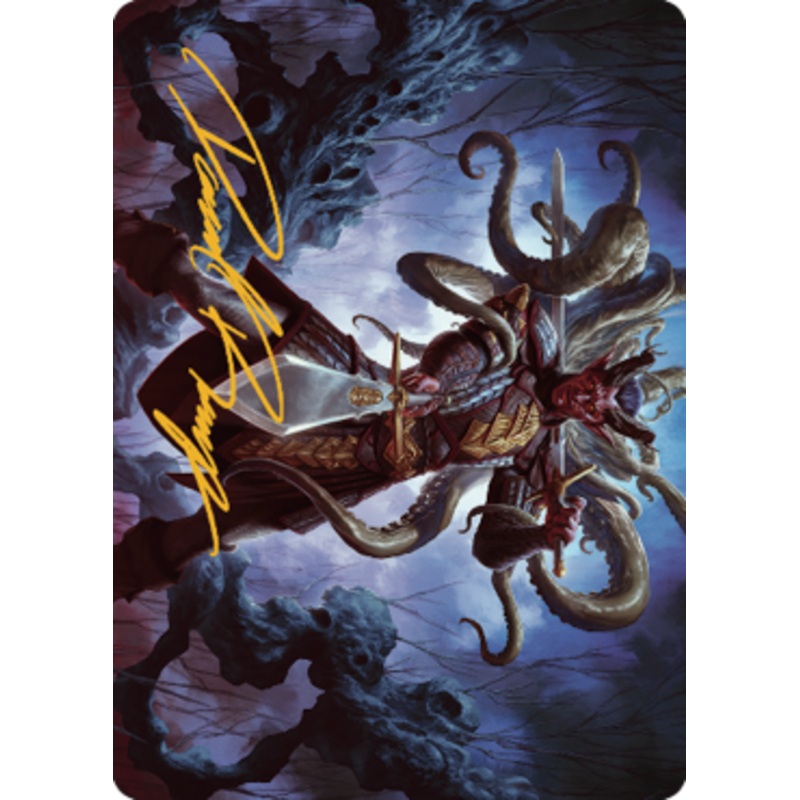 Zevlor, Elturel Exile Art Card (42) (Gold-Stamped Signature) [Commander Legends: Battle for Baldur's Gate Art Series]