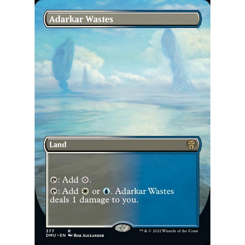 Adarkar Wastes (Borderless Alternate Art) [Dominaria United]