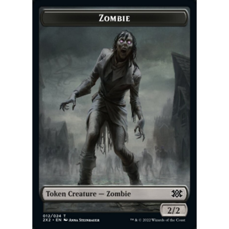 Zombie // Vampire Double-Sided Token [Double Masters 2022 Tokens]