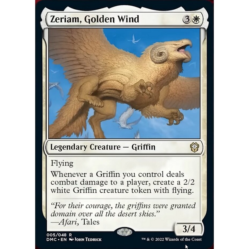 Zeriam, Golden Wind [Dominaria United Commander]