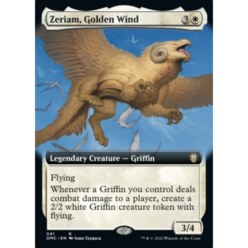 Zeriam, Golden Wind (Extended Art) [Dominaria United Commander]