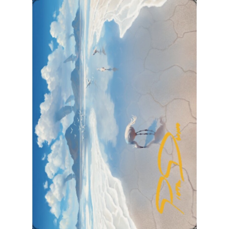 Adarkar Wastes Art Card (Gold-Stamped Signature) [Dominaria United Art Series]