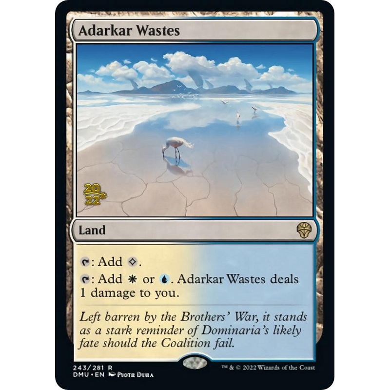 Adarkar Wastes [Dominaria United Prerelease Promos]