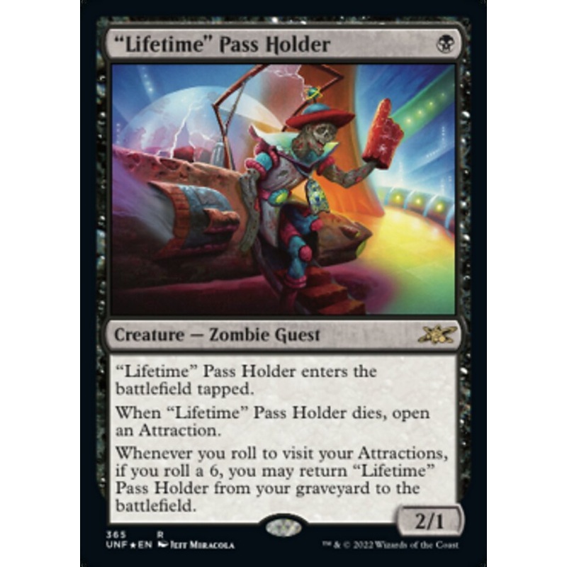 "Lifetime" Pass Holder (Galaxy Foil) [Unfinity]