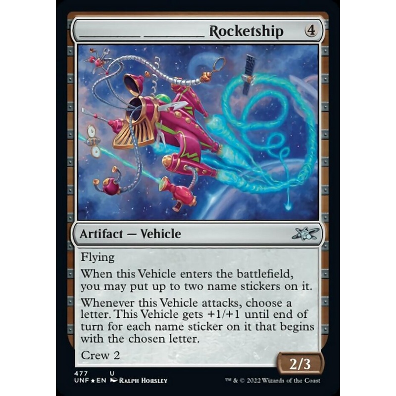 _____ _____ Rocketship (Galaxy Foil) [Unfinity]