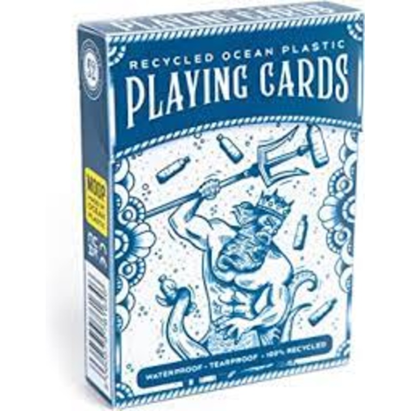 MOOP: CARDS MADE OF OCEAN PLASTIC - BLUE