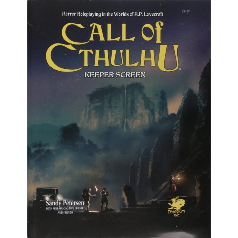 Call Of Cthulhu RPG 7th Edition: Keepers Screen Pack