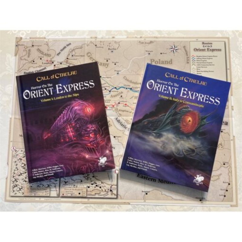 Call Of Cthulhu RPG: Horror On The Orient Express 2 Book Set